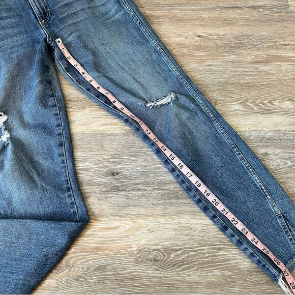 AMO high rise twist loverboy jeans cropped‎ ankle - Picture 3 of 9